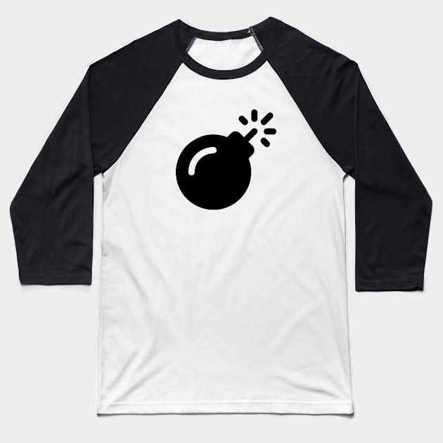 Da Bomb Baseball T-Shirt by Quiet_Warlock